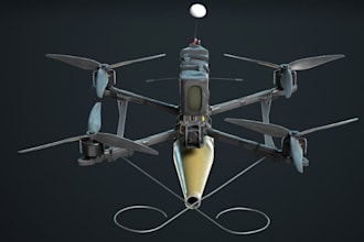 solidwork3d fpv drone,cad uav,evtol assemblage,aircraft,stl quadcopter for print