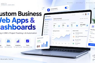 build a custom business management web app and dashboard