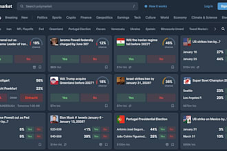 build prediction market website polymarket kalshi clone ai odds platform