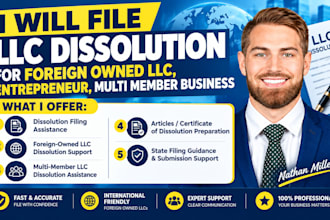 file llc dissolution for foreign owned llc, entrepreneur, multi member business