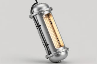 create rhino 3dm lamp cad with canopy, end caps and cob led cable routing