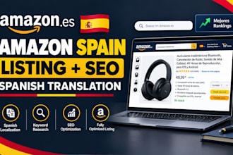 create and optimize your amazon spain store listing SEO spanish translation