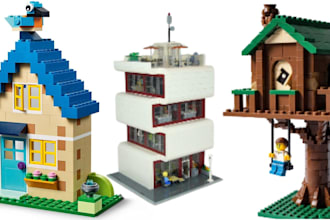 design custom lego house, building, lego moc architecture set with instructions