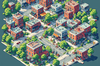 create a professional custom neighborhood map