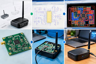 design rf hardware prototype, antenna, 5g, uwb, radar and mmwave firmware pcb