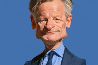 a political cartoon or cartoon caricature