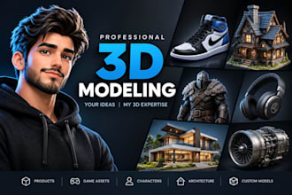 do 3d character desing