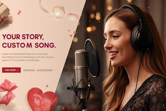 sing a personalized custom song for birthday weeding and anniversary