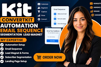 setup convertkit email automation kit segmentation email sequence kit lead setup