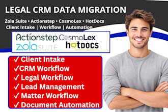 setup zola suite actionstep cosmolex legal crm   hotdocs client intake workflow