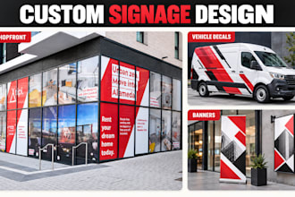 design outstanding window graphics, shopfront, storefront, signage, sticker