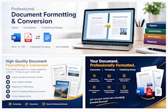 professional PDF word document formatting and conversion