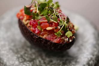 design professional social media posts for restaurants food
