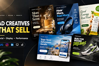 design high converting instagram and facebook ad creatives