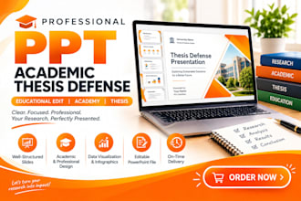 design professional ppt academic thesis defense  educational edit academy thesis