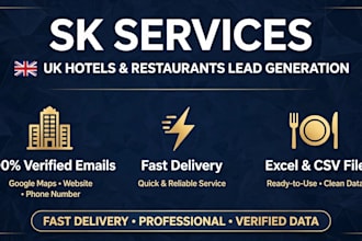 provide uk hotel and restaurant leads list
