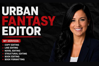 proofread copy line ya urban fantasy dark fantasy novel fantasy editor