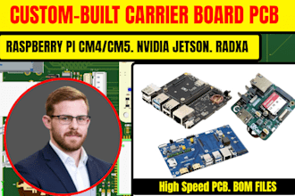 design custom carrier board for nvidia jetson,radxa,raspberry pi hat pcb,cm4 cm5