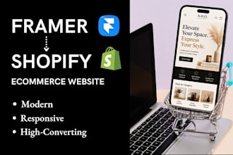 build framer shopify store, framer to shopify ecommerce website