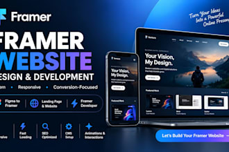 framer website design, redesign framer, framer landing page, framer expert