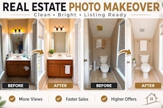 enhance declutter and virtually stage real estate photos