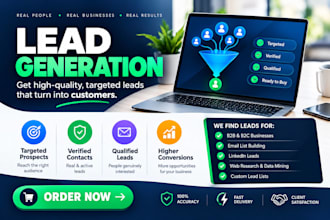 do b2b lead generation b2b data extraction email linkedin leads for any business