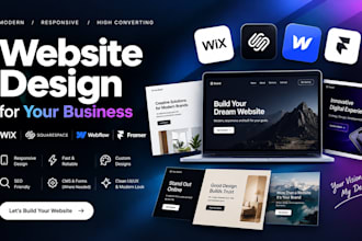 design a responsive framer websites and landing pages