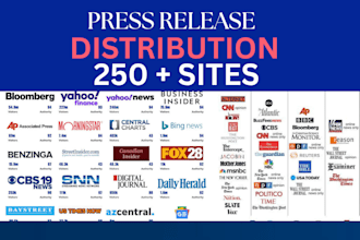write and distribute a professional SEO press release writing for your business