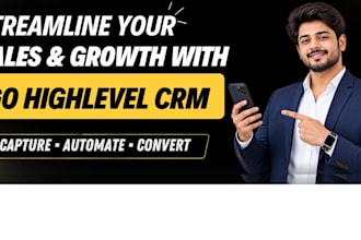 set up gohighlevel automation workflows and landing page