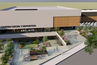 build 3d basketball court, gaming arenas, stadium, interior football aerial view