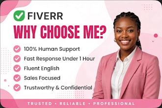 be be your instagram dm manager and customer support VA