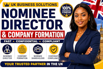 provide worldwide nominee director and nominee solicitor for company formation