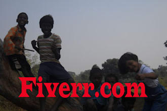 make a video of funny Dancing and jumping KIDS holding your website name, short message, company name, slogan and birthday wishes