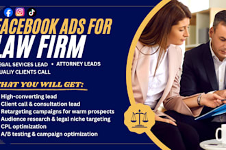 lead generation facebook ads law firm attorney legal services client calls media