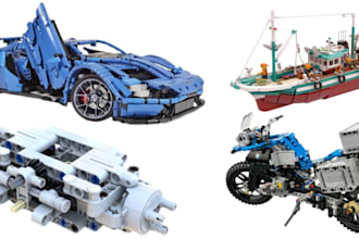 design lego technic car bike ship moc 3d lego model