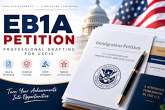 draft professional eb1a petition for uscis immigration eb2 niw eb1 cover letter