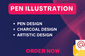 do pen illustration for you