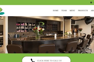 design aesthetic, salon and spa websites with online booking