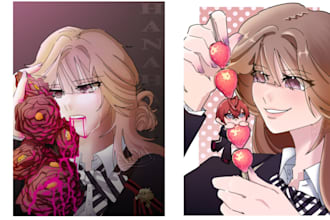 do character arts for ocs, characters and ship arts