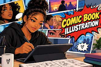 comic llustrator comics graphic novels comic strips