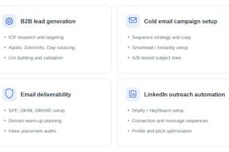 set up and launch your b2b cold email campaign
