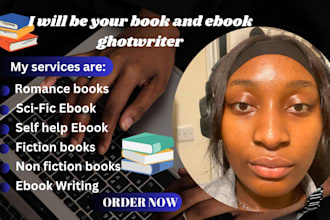 be your self help, science fiction and romance ghostwriter