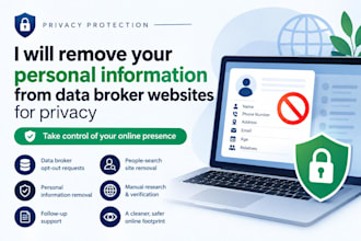 remove your personal information from data brokers and people search sites