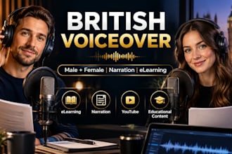 record british voice over male voice over narration elearning voice youtube