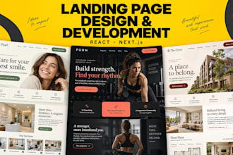 design and develop a custom landing page or sales page for your business