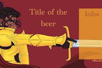 do your beer illustration