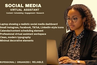 be your social media virtual assistant for content and engagement