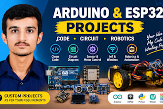 build arduino, esp32 and microcontroller projects with complete code