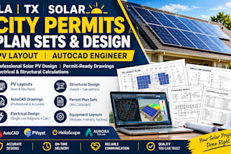 do la tx solar city permits plan sets design drawing sld pv layout autocard