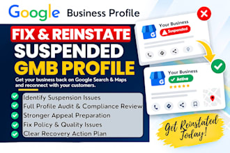 fix and reinstate suspended google my business profile gmb profile suspension